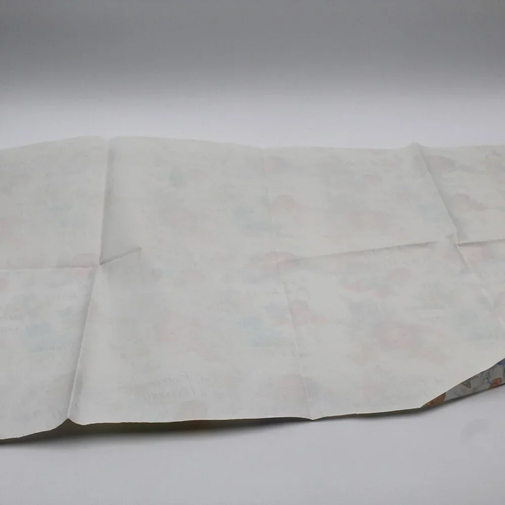 Vtg A Baby is a Blessing Little Angel Gift Wrapping Paper One Sheet 17